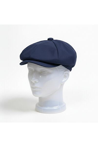 POKUT Erkek 8 Köşeli Kasket - Peaky Blinders Model İngiliz Tarzı Yünlü Dokulu...
