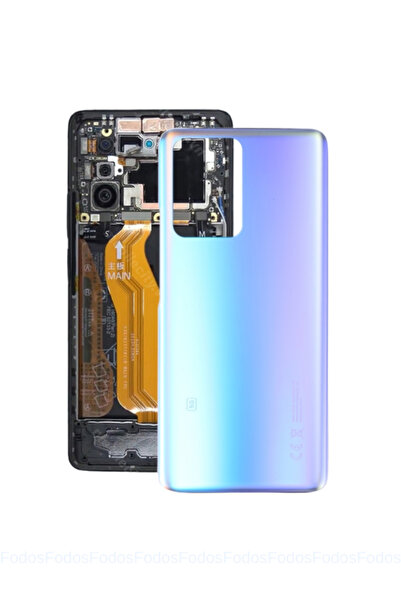 Xiaomi Compatible Mi 11T-Mi11T Pro Rear Battery Cover Glass - Blue