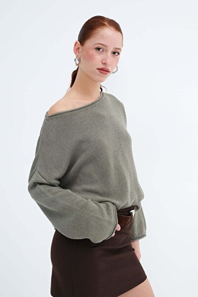 Addax Pulover din tricot cu decolteu barcă K10237-A5