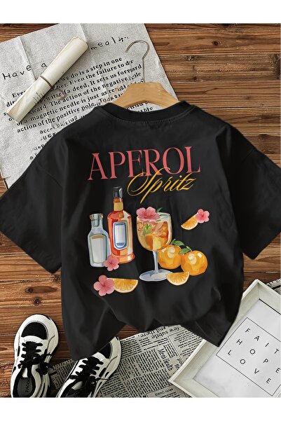 trendypassion Tricou unisex cu design imprimat Aperol
