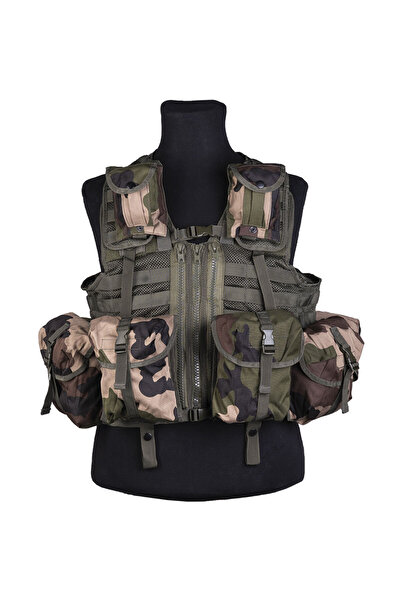 Mil-Tec Tactical vest with 8 pockets - CCE