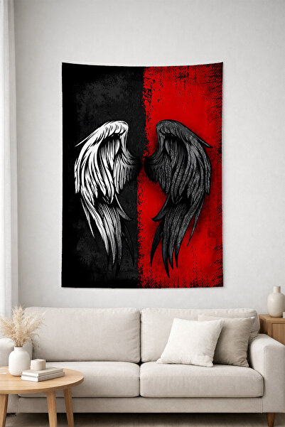 HalıOnline Gamer Konsol Desenli Duvar Örtüsü Duvar Halısı