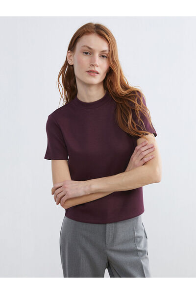 LC Waikiki Plum Crew Neck Women's T-Shirt