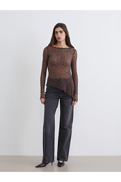 LC Waikiki Sparkling Choices from Shining Store Straight Fit Women's Jean Pants