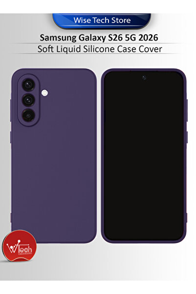 Wtech Samsung S26 5G 2026 Premium Soft Liquid Silicone Case Cover