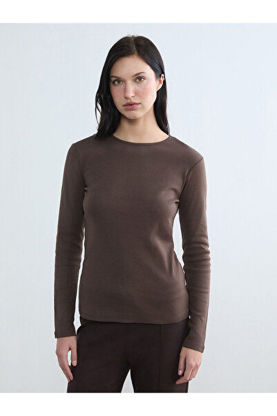 LC Waikiki Γυναικείο κορμάκι Özmarka New Season Crew Neck