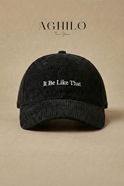 Aghilo Velvet Cap – It Be Like That Embroidered |   Inner Voices Series Unise...