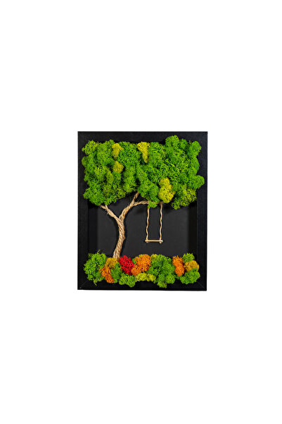Amco Tree with a Swing Photo Frame – Lichen Decor, 25x30 cm
