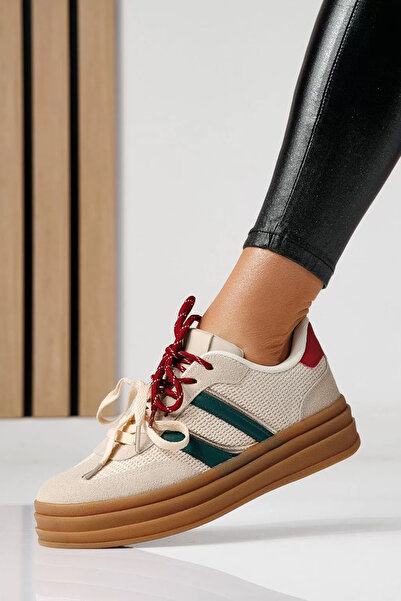 Zaira Adidasi dama rosii din piele ecologica intoarsa Karina #24137 - 41