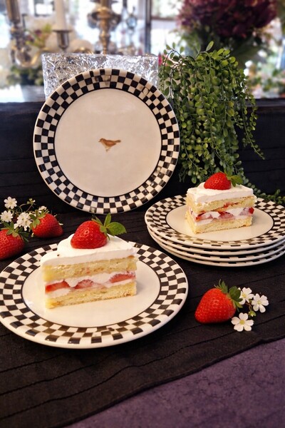 SERAMİKCİ 6 Piece Pastry Plate with Damelali Bird