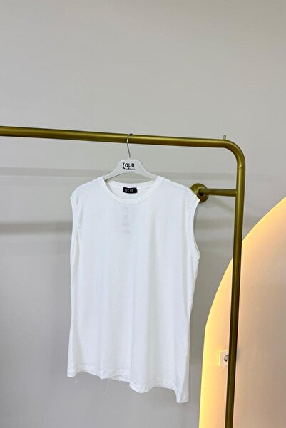 Hazamoda Zero Sleeve Combed Cotton Underwear White