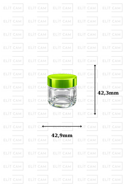 Elitcam 29 CC CAM KAVANOZ - HOKKA ŞİŞESİ ( 10 ADET )