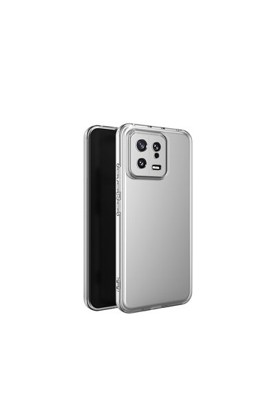 Generic Brand Mi 13 Case Stsr Camera Protected Super Silicone Cover - Colorless