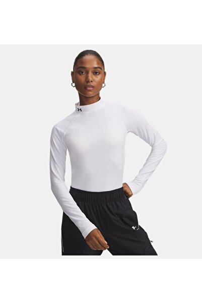 Under Armour Cg Authentics Mockneck Kadın T-Shirt - Beyaz