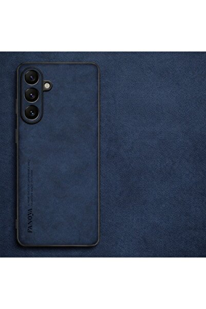 Alstrap غطاء خلفي فاخر لهاتف سامسونج جالاكسي A17 بملمس جلد الغزال - غطاء هاتف...