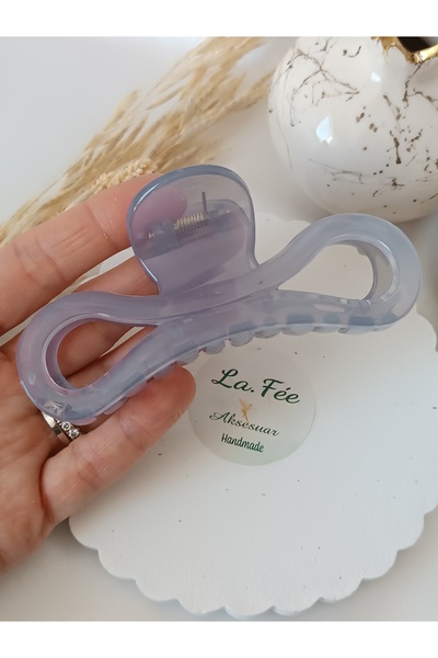 La fee aksesuar Bone Hairpin Gray Soft Colored Women's Hairpin Latch Hairpin