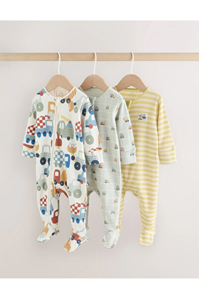 Next Baby Araba Detaylı 3’lü Tulum Seti