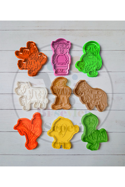 Bi'şeyler Sepeti قالب بسكويت بتصميم مزرعة زينون - قاطع بسكويت زينونز فارم - 9...