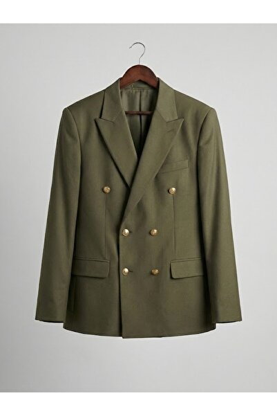 kastrioti Old Money Düğme Detaylı Blazer Ceket