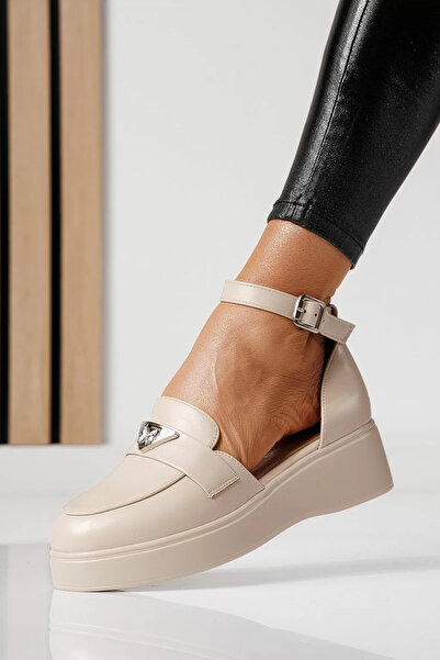 Zaira Women's casual beige shoes made of eco-leather Evelina #24096 - 40