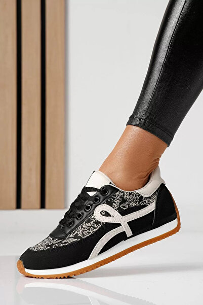 Zaira Adidasi dama negri din piele ecologica Jesica #24125 - 39