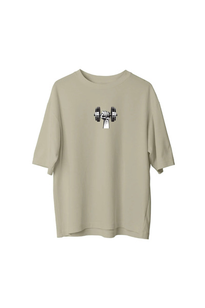 CANDLEMASTORE Dumbell - Oversized T-Shirt