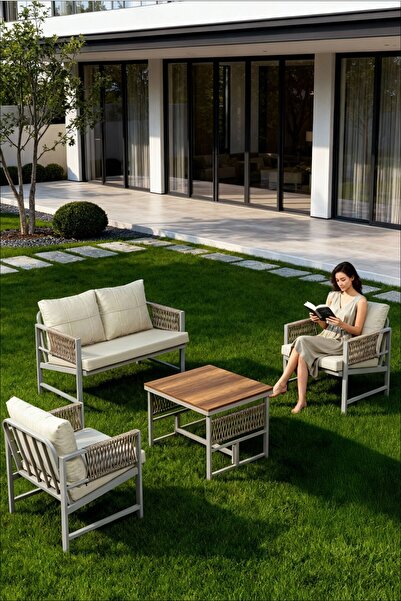 Seçkin Home Vega metal takım 2+1+1+masa