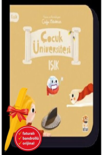 Sincap Kitap Alfa Kalem+Çocuk Üniversitesi Fizik-Işık (Çağrı Odabaşı) YENİ Ço...