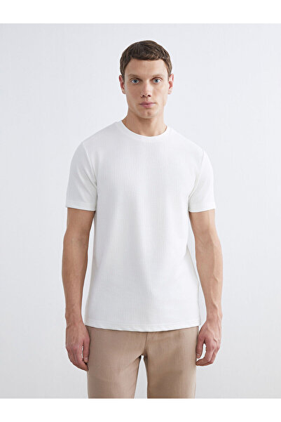 LC Waikiki Ανδρικό μπλουζάκι με λαιμόκοψη Özmarka New Season