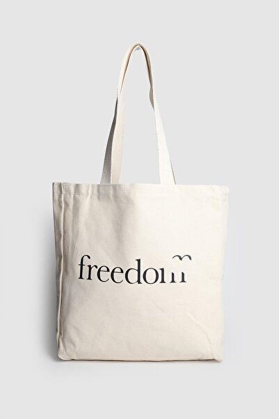 Store حقيبة قماش منقوشة نسائية