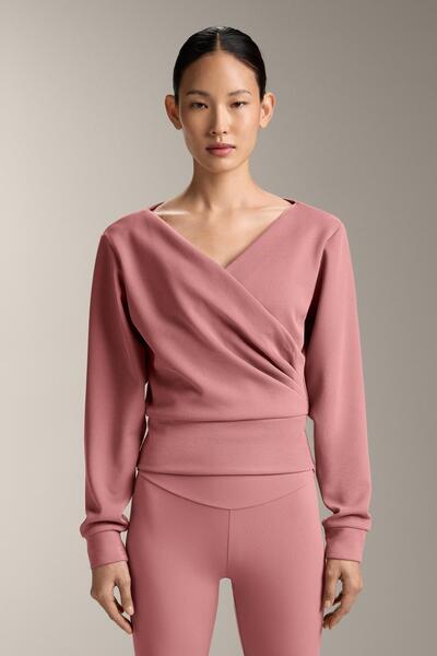 Oysho Çapraz rib modal brushed sweatshirt