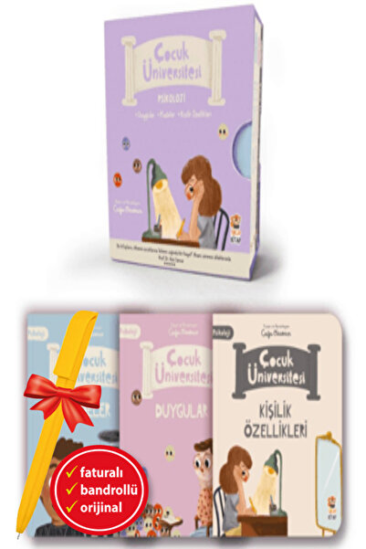 Sincap Kitap Alfa Kalem+Çocuk Üniversitesi-Psikoloji Set (Çağrı Odabaşı) YENİ...