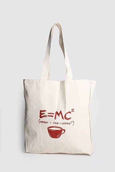 Store حقيبة قماش منقوشة نسائية