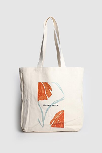 Store حقيبة قماش منقوشة نسائية