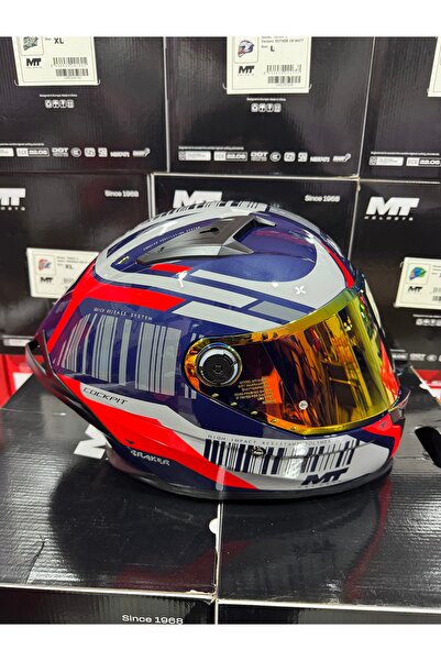 MT Braker sv cockpit c5 parlak kask (şeffaf vizörlü biçimde) gönderilecektir