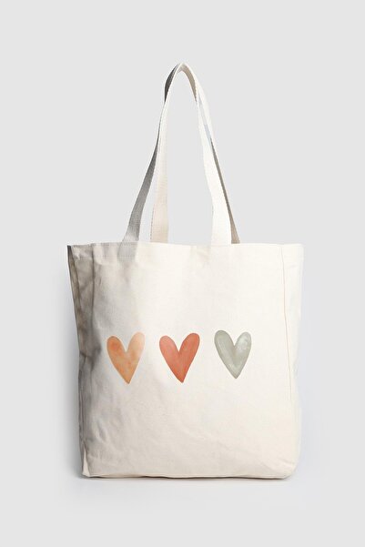 Store حقيبة قماش منقوشة نسائية