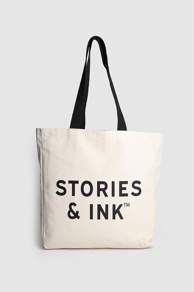 Store حقيبة قماش منقوشة نسائية