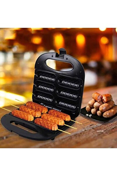 Alim Electric Corn Hotdog Maker 750W Waffle Maker Sandwich Hot Dog both Side ...