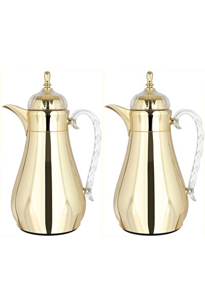 Generic طقم ترمس من معرض السيف، مجموعة الحنوف، 3 قطع - ذهبي