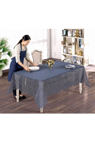 LACASA HOME LINEN مفرش طاولة فاخر وأنيق من LACASA HOME LINEN-AMORE مصنوع بالك...