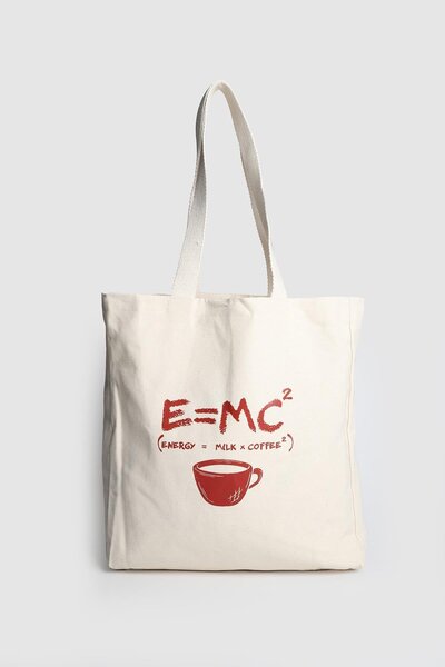 Store حقيبة قماش منقوشة نسائية