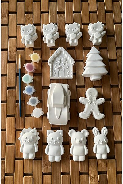 Denimay Hediyelik Karışık Boyama Seti | Sevimli Karakterler ve Figürler | Eğl...