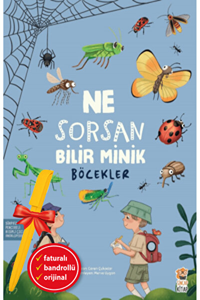 Sincap Kitap Alfa Kalem+Ne Sorsan Bilir Minik - Böcekler (Ceren Çukadar) YENİ...