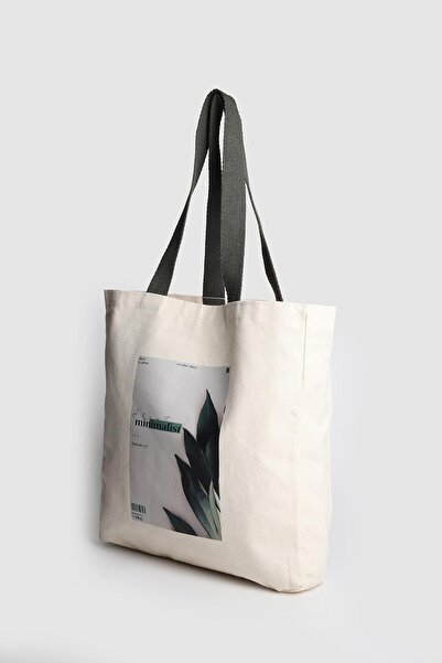 Store حقيبة قماش منقوشة نسائية