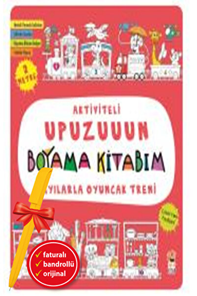 Sincap Kitap قلم ألفا + قطار الألعاب بالأرقام - كتابي للرسم الممتع (أسيي أصلي...