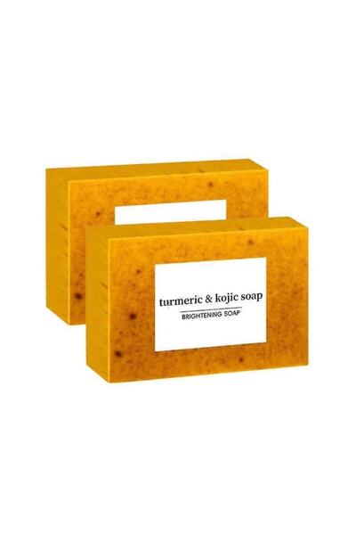 OEM Facial soap with turmeric and kojic acid, set of 2 pieces, 100g, for brig...