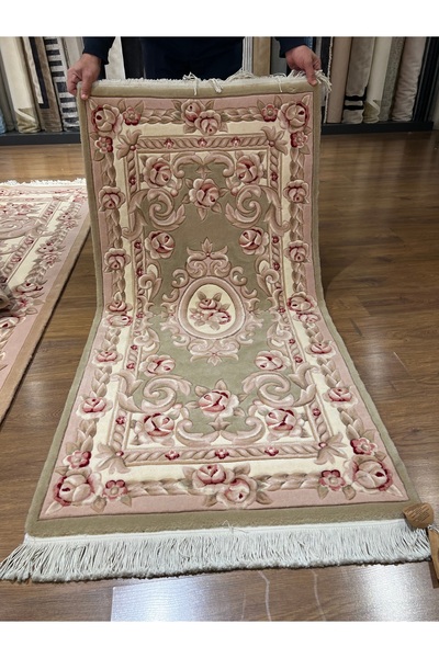 RD RAMAZAN DAĞ EL HALI SANATI El Oyması Kara Dazgah Çin Halısı Saf Yün Dokuma...