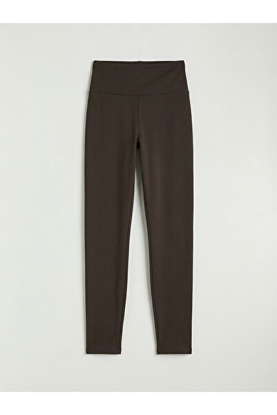 LC Waikiki Brown high waist women's sports leggings