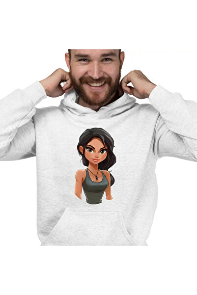 OEM Men's Sweatshirt Tomb Raider Adventures Lara Croft Military Camouflage