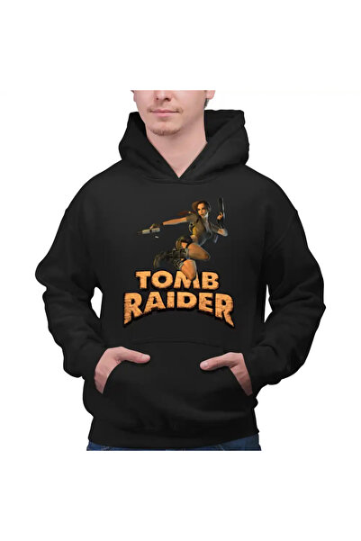 OEM Men's Hoodie Tomb Raider Legend Lara Croft Jungle
